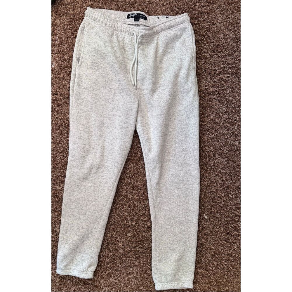 Brooklyn Clothing men’s super soft comfy grey sweatpants L marl gray